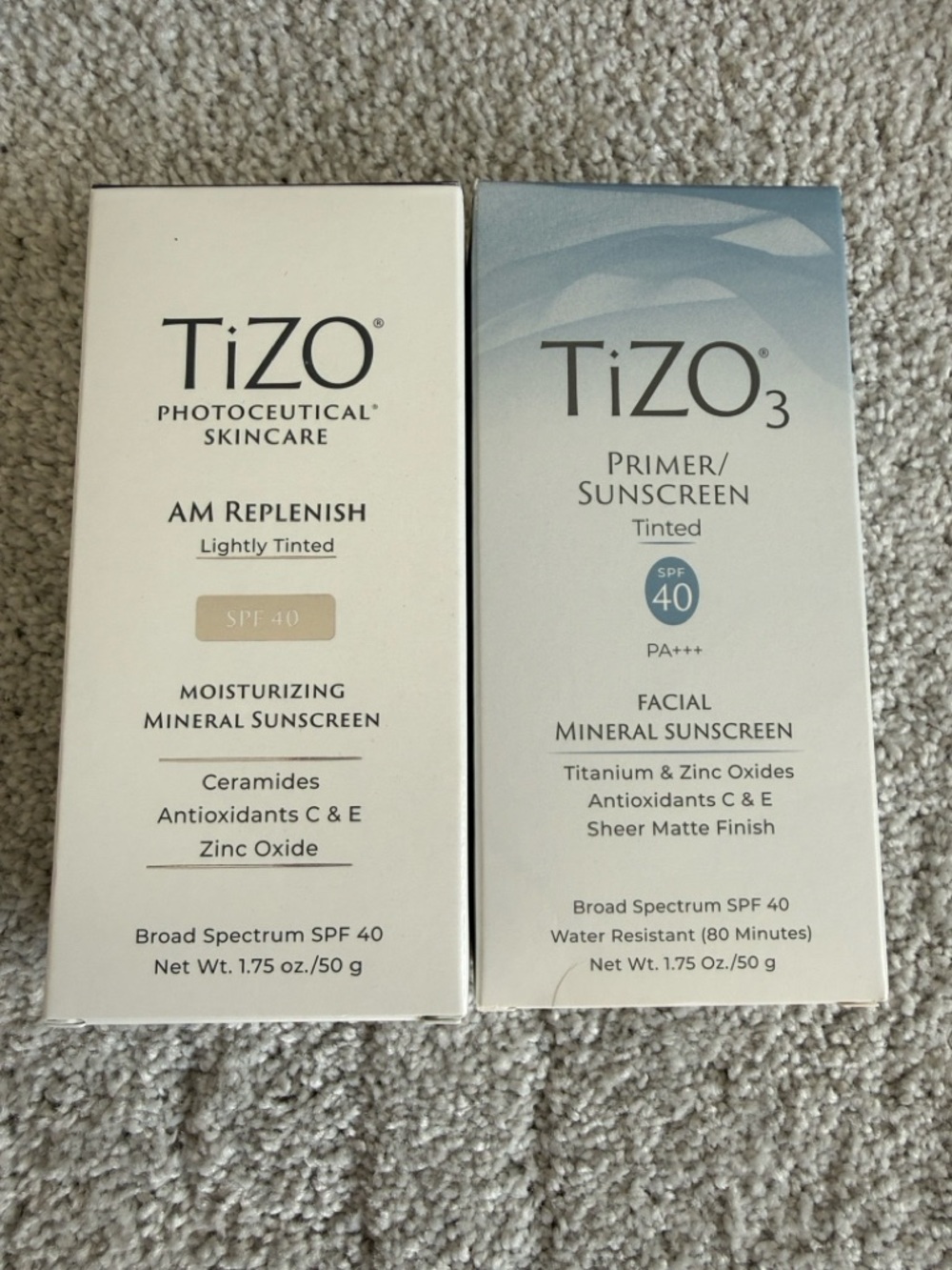 AM Replenish Lightly Tinted SPF 40 Moisturizing Mineral Sunscreen - Light Beige